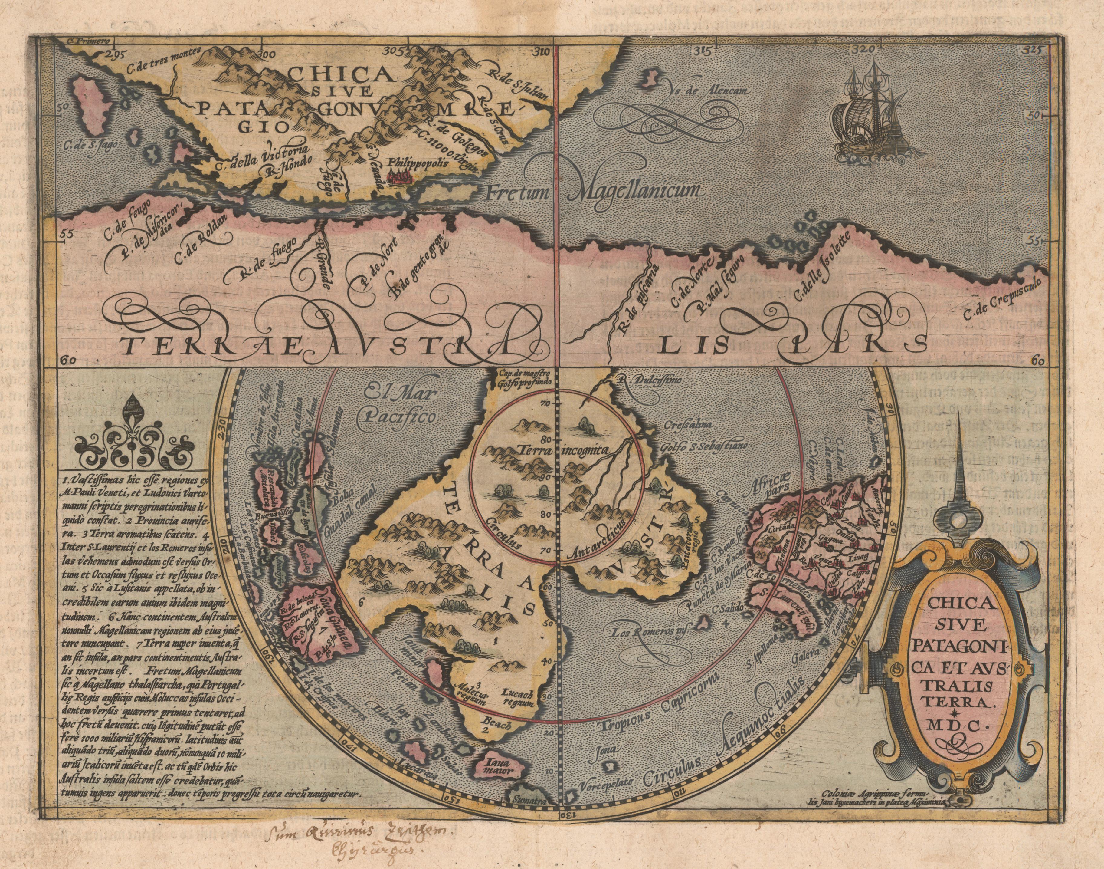 Magellan Strait Historic Maps